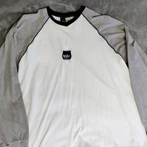 Vintage Mossimo Logo Graphic Long Sleeve T-Shirt Surfer Skater y2k 90s Grunge